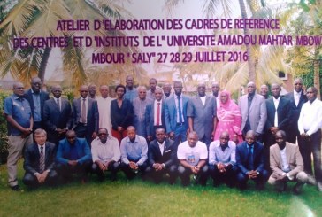 SEMINAIRE SUR L’ELABORATION DES CADRES DE REFERENCE DES CENTRES ET D’INSTITUTS