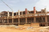 Etat d’avancement du chantier construction de l’Université le 08/02/2017