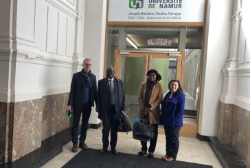 La délégation de l’UAM à l’Université de Namur